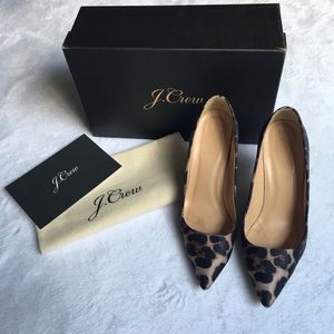 J. Crew Elsie Leopard Heels